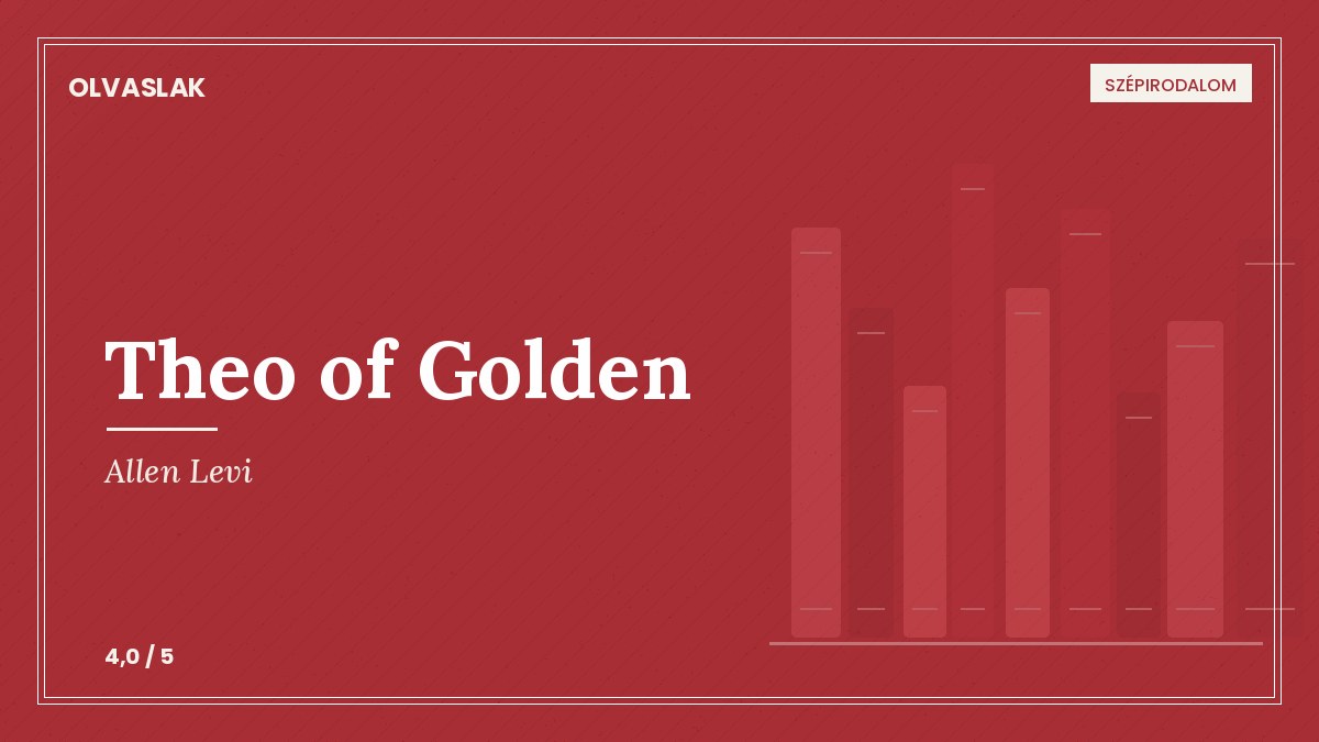 Magánkiadásból a lista élére: mitől szól ekkorát a Theo of Golden?